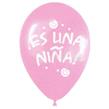 Globos Baby Shower rosa 6u