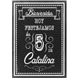Afiche Pers. Pizarra Vintage Bienvenidos