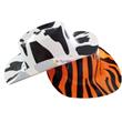 Sombrero Sheriff animal print (colores surtidos rosa, naranja, amarillo, blanco, marron)