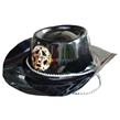 Sombrero Sheriff negro