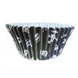 Pirotín negro calaveras 50u