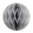 Esfera panal mediano 25cm plateado