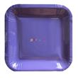Plato cuadrado gde. liso violeta 8u