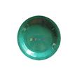 Plato redondo chico liso verde 8u