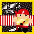 Invitación Piratas 12u