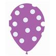 Globos lunares fondo lila 10u