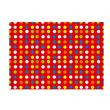 Individuales lunares multicolor 8u