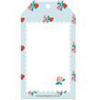 Tarjetas largas con cinta shabby chic 24u Lisos o Pers
