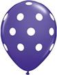 Globos lunares fondo violeta 10u