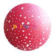 Piñata globo estrellitas fucsia