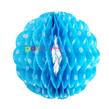 Esfera panal labiado lunares 25cm celeste