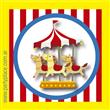 Tarjetitas Circo 20u