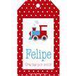 Tarjetas largas con cinta Tren 24u Pers