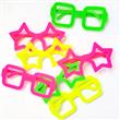 Anteojo Neon/fluo formas surtidas