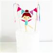 Pinche para torta Set Gimnasia artistica rev.