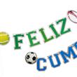 Banderín troquelado Deportes