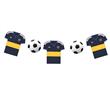 Banderín troquelado Futbol Boca