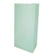 Bolsa con base lisa verde agua 10u