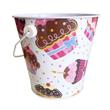 Balde de chapa Cupcakes
