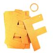 Banderin letras Feliz Cumpleaños dorado gibre