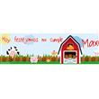 Banner de papel Granja Pers.