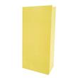 Bolsa con base lisa amarilla 10u