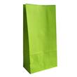 Bolsa con base lisa verde manzana 10u