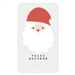 Stickers Plancha rectangulares Rojas Papá Noel