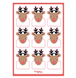 Stickers Plancha troqueladas Reindeer