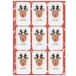 Stickers Plancha rectangulares Reindeer