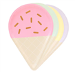 Plato forma helado MIX 4u