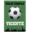 Afiche Pers. Fútbol con pasto .