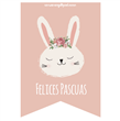 Stickers rect. gdes. Felices pascuas 16u