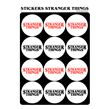 Stickers plancha Stranger Things 12s 1u