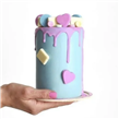 Molde chico Torta Piñata de chocolate (Cake sorpresa)