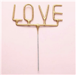 Velitas Sparkler doradas LOVE