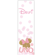 Banner de papel Minnie oro Vertical Pers