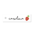 Tarjetitas mini Frutillas 30u Pers