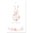 Tarjetas largas con cinta Rabbit Flower 16u