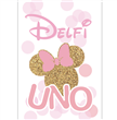 Afiche Pers. Minnie oro Mod2