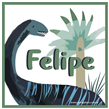 Stickers cuad. Dinosaurus 16u Pers