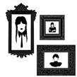 Cuadros set Merlina x3