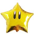 Globo Super Star Mario Bros 40cm