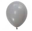 Globos lisos R9 gris elefante 10u