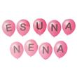 Globos frase ES UNA NENA (9)