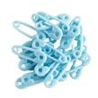 Alfiler chico celeste 24u