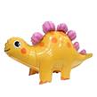 Globo dino rosa 40cm
