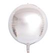 Globo redondo ORBZ plateado 50cm