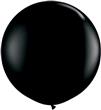 Globo negro latex gigante con vinilo y confetti 1u Pers