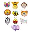 Set de 10 globos de animalitos 30cm cu